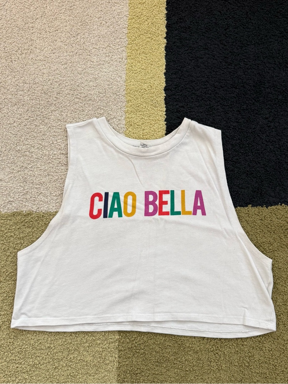 Forever 21 White Tee with Tag Detail